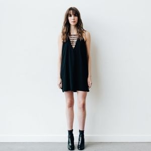 BRUNETTE THE LABEL | ☆NWT☆ Helena black minidress